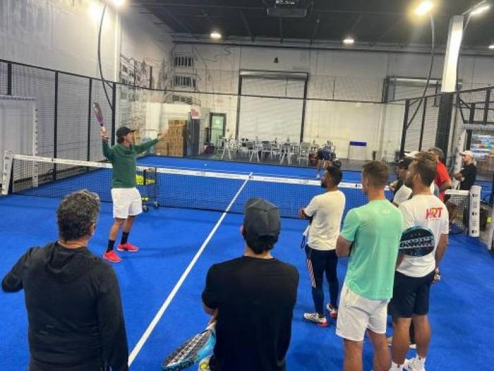 Club MMGR sends top Padel coach to Miami sport fair.